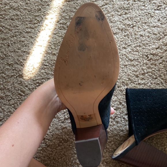 Sam Edelman Suede Mules - Picture 5 of 6
